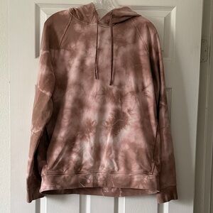 Lululemon City Sweat Pullover Hoodie in Clay Tie Dye Size Large